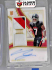 BIJAN ROBINSON 2023 IMMACULATE ROOKIE 3 COLOR DUAL PATCH AUTO #97/99 *FALCONS*