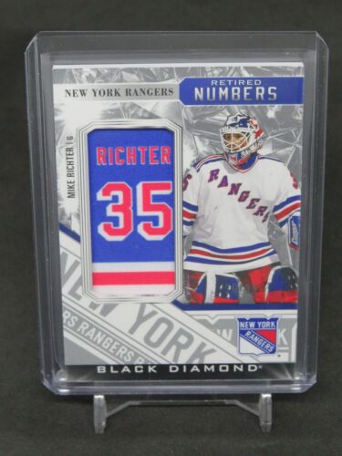 2023-24 UPPER DECK BLACK DIAMOND MIKE RICHTER RETIRED NUMBERS PATCH /99 MS2