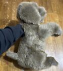 Folkmanis Sitting Begging Brown Dog Puppy Plush Stuffed Toy Hand Puppet 14”