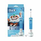 Oral-B Braun Kids Electric Toothbrush Rechargeable 2-Minute Timer Gentle & Soft