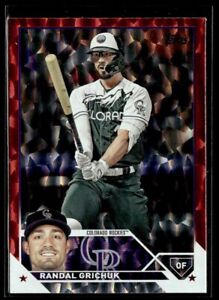 2023 Topps Red Foil Randal Grichuk /199 Colorado Rockies #110