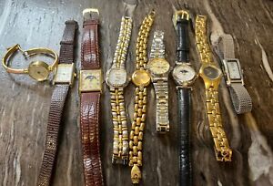 Lot  9 Womens Watches Exactly Rumours QQ Seiko ESQ Esquire Yves Renaud For Parts