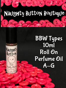BBW LOVERS A-G Handmade 10ml Roll On Cologne Perfume Fragrance Bath Body Oil