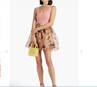 ALICE + OLIVIA Chara Mixed Media Mini Dress Size:0 $495 NWT