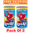 Kool Aid Sweetened Tropical Punch Powdered Drink Mix 82.5 oz. 2Packs