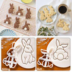 Xmas Plastic Cookie Embossed Mold Fondant Cutter Bunny Biscuit DIY Baking Tools