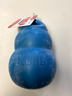 KONG Bounzer Large Classic Shape Roll Bounce and Fetch Dog Toy 6x4inch BLUE