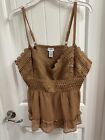 Rue 21 Plus Size 1X Brown Baby Doll Tank Top