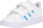 adidas Kids Grand Court Tennis Shoes White/Dash Grey 4 US Unisex Toddler