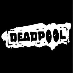 Deadpool Vinyl Decal Car Truck Window Sticker Comic Superhero Marvel Blood Funny