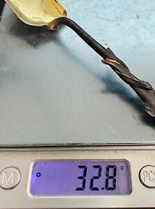Russian silver 84 caviar spoon