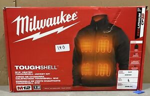 OPEN BOX JACKET ONLY Milwaukee Tool 204B-21L M12 Heated Toughshell Jacket