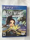 Lost Words Beyond the Page LRG PlayStation 4 PS4 NEW