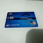 Citi Custom Cash MasterCard Credit Card▪️Citibank▪️Expired i