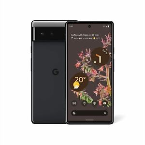 Google Pixel 6 - 128GB - Stormy Black (Unlocked) Smartphone, Bootloader Unlocked
