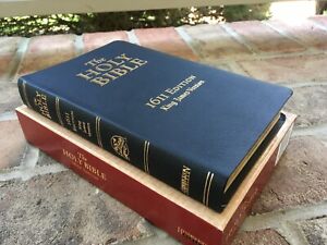 KJV 1611 Bible | Bible with Apocrypha | 400th Anniversary Ed | Genuine Leather