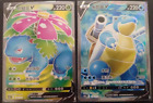 Pokemon S-Chinese 2 Cards Venusaur V+Blastoise V Exclusive Alt Art Sword Shield！