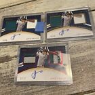 3 2020 Immaculate Baseball Patch Jersey Auto Lot Jake Fraley Seattle Mariners RC