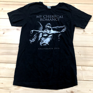Pacific Black My Chemical Romance Angel Graphic Tour 2019 T-Shirt Women Size M