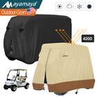 Heavy Duty Waterproof Golf Cart Cover Tarp 4 Passenger For Club Car EZ Go Yamaha