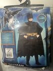 BATMAN Costume Kids Large Sz: 12- 14 For Ages 8- 10 By: RUBIES #881290
