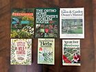 Lot Of 6 Paperback Books Gardening & Herbs