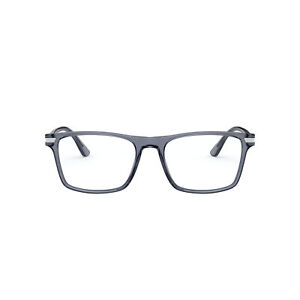 Prada PR 01WV 01G1O1 Grey Plastic Rectangular Eyeglasses 54mm