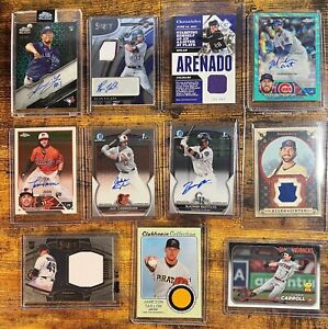 Lot Of 35 Autograph / Relic Baseball Cards Jersey RPA Numbered RC Auto SSP Patch