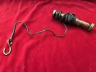 ORIG Civil War Artillery Lanyard COMPLETE WITH CORD / MARKED 