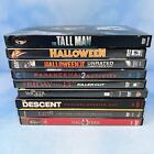 Lot of 9 Horror DVD Movies Halloween Paranormal Activity Descent 1408 Friday 13