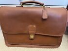NWT Vintage Coach Metropolitan Mahogany Leather Messenger Laptop Briefcase #5180