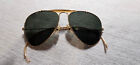 Ray Ban B&L Vintage Gold Aviator Sunglasses USA 58mm