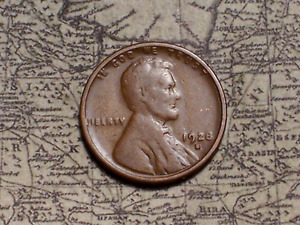 1928-S  @  Lincoln (small-S)  Penny *From old Roll*