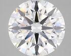 Lab-Created Diamond 3.02 Ct Round F VS2 Quality Excellent Cut GIA Certified