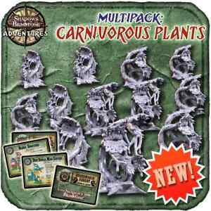 Shadows of Brimstone Carnivorous Plants Pack + NEW OTHERWORLD THREAT CARDS RARE