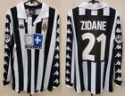 Juventus rеtro jersey 1999 #21 ZIDANE Calcio
