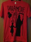 Paramore - “Two Different Worlds” - Red Shirt - L - Star Tee
