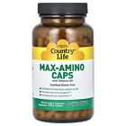 Country Life Max-Amino Caps with Vitamin B-6 180 Veggie Caps Gluten-Free, GMP
