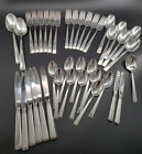 Towle Old Lace Pattern Sterling Silver Flatware Set for 6 - 39pc