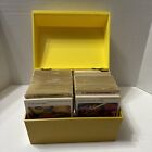 New ListingVintage The Betty Crocker Recipe Card Library, Yellow Lots Of Extras!!