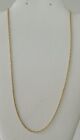 Simple Yet Elegant 750 (18kt) Gold Italian Curb Link Necklace