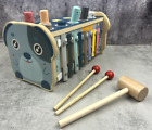 Montessori Wooden Xylophone Hammer Puzzle Toy for Toddlers