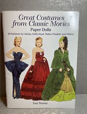 Great Costumes from Classic Movies Paper Dolls 30 Fashions Adrian, Edith Head