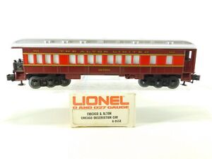 O Gauge 3-Rail Lionel 6-9558 C&A Chicago & Alton Obs Passenger Car 