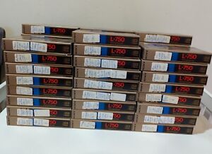 Lot of 10 Sony L-750/ HG-ES Dynamicorn Recorded Beta Tapes Sold as Used Blank