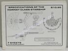 Star Trek BLUEPRINTS: Hornet Class, 7 - 18x24 Sheets PLUS Lawrence Miller 1985!