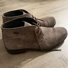 NORDSTROM MEN'S SHOP TAUPE SUEDE LEATHER CHUKKA BOOTS SZ44/US 11 MADE IN ITALY