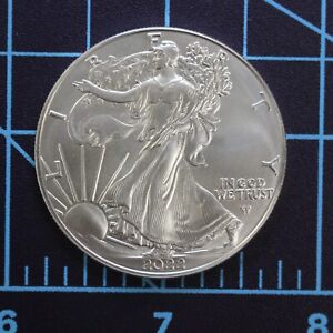 2022 American Silver Eagle - UNC Out of an Original Mint Sealed Roll