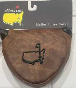 Masters Golf Leather Mallet Putter Cover Augusta National Links & Kings New