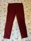 Paige Verdugo Ankle Maroon Rose Size 30